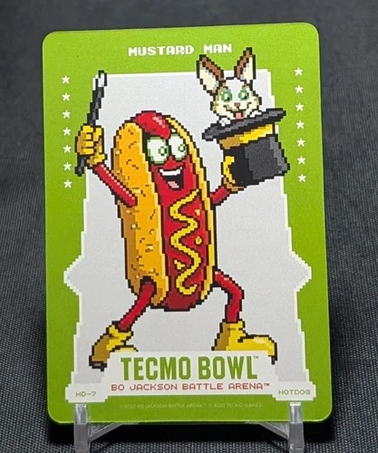 Mustard Man - Hot Dog Card 2026 Bo Jackson Battle Arena TECMO BOWL #HD-7