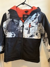 Swiss Tech Black/Gray Puffer Jacket Boys Size M 8 