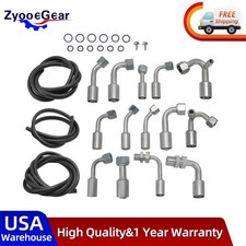 Universal Air Conditioning Hose Kit For Cars Trucks Vehicle Ac - Extended Hose