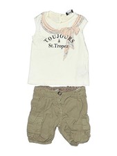 D&G Dolce and Gabbana Junior Boys Ivory Sleeveless T-Shirt 9-12 Months