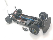 Telaio a rulli per auto da turismo vintage Team Associated TC4 1/10 4x4 con servo