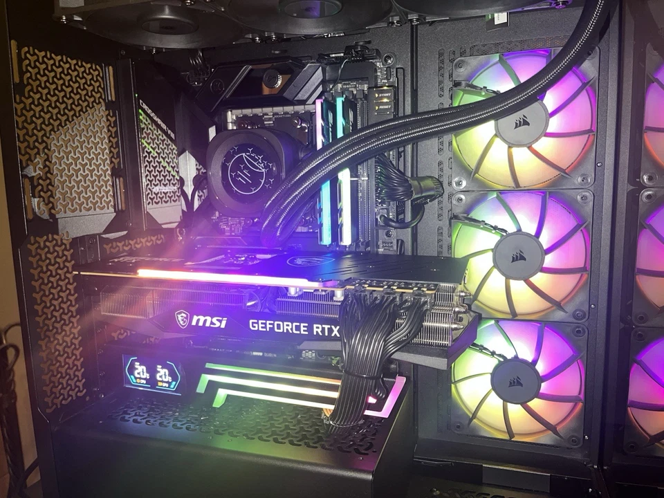 Custom RTX 3080 (1TB NVME, AMD Ryzen 7 5800X, 3.8GHz, 32GB RAM) Gaming Desktop - Image 3 of 4