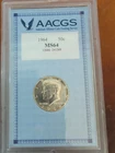 Stunning BU 1964-D 50C Kennedy Half Dollar In AACGS Holder - Uncirculated