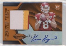 2016 Certified Freshman Fabrics Signatures Mirror Orange Kevin Hogan Auto 5o1