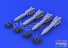 EDU648107 1:48 Eduard Brassin AIM-54C Phoenix MIssile Set (4 pcs)