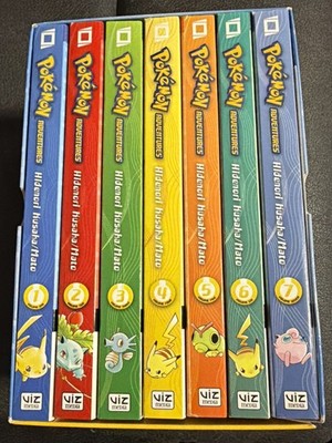 Pokemon Adventures Graphic Novel Box Set Red & Blue Volumes 1-7