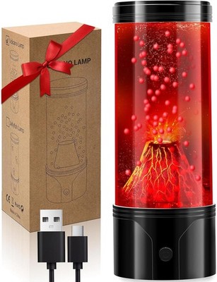Volcano Lamp Science Kit, STEM Volcano Eruption Educational Kids Night Light  