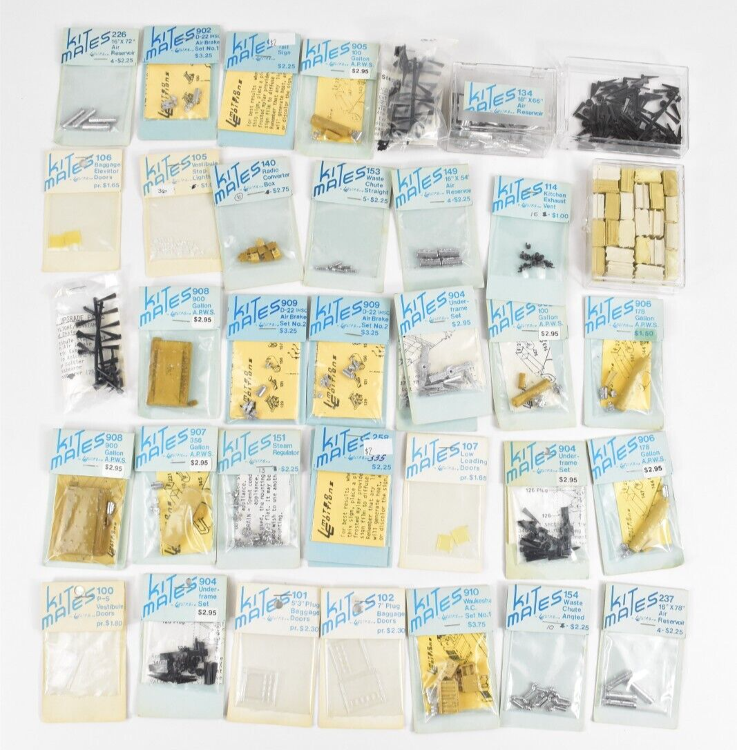 HO Scale Kit Mates Various Passenger Car Detail Parts Lot of 30 eBay