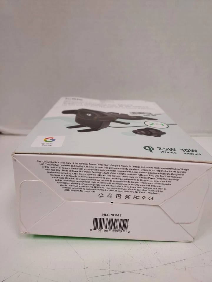 Iottie Easy One Touch Inalámbrico 2 Qi Carga Coche Ranura CD/Montaje de Teléfono Ventilación de Aire Foto 3 de 4