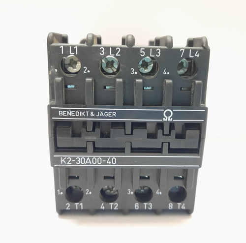 BENEDIKT & JAGER K2-30A00-40 CONTACTOR AC3 400V 30A K230A0040 - 第 2/11 張圖片