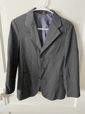 Boys Van Heusen Charcoal Gray Blazer  Suit Jacket Sport Coat  Size 12R