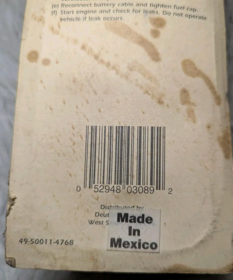 NOS DEUTSCH FILTRO DE COMBUSTIBLE DE PRECISIÓN FF508 NUEVO STOCK ANTIGUO  Foto 4 de 4