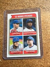 2023 Topps Heritage # 493 Rookie Pitchers Assad Espinoza Little Uelmen RC SP