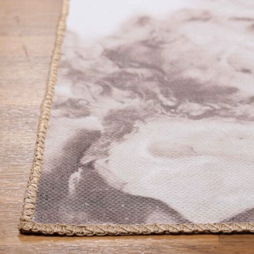 Yuma Abstract Marble Polyester Washable Indoor Area Rug or Runner Rug - Picture 21 of 24