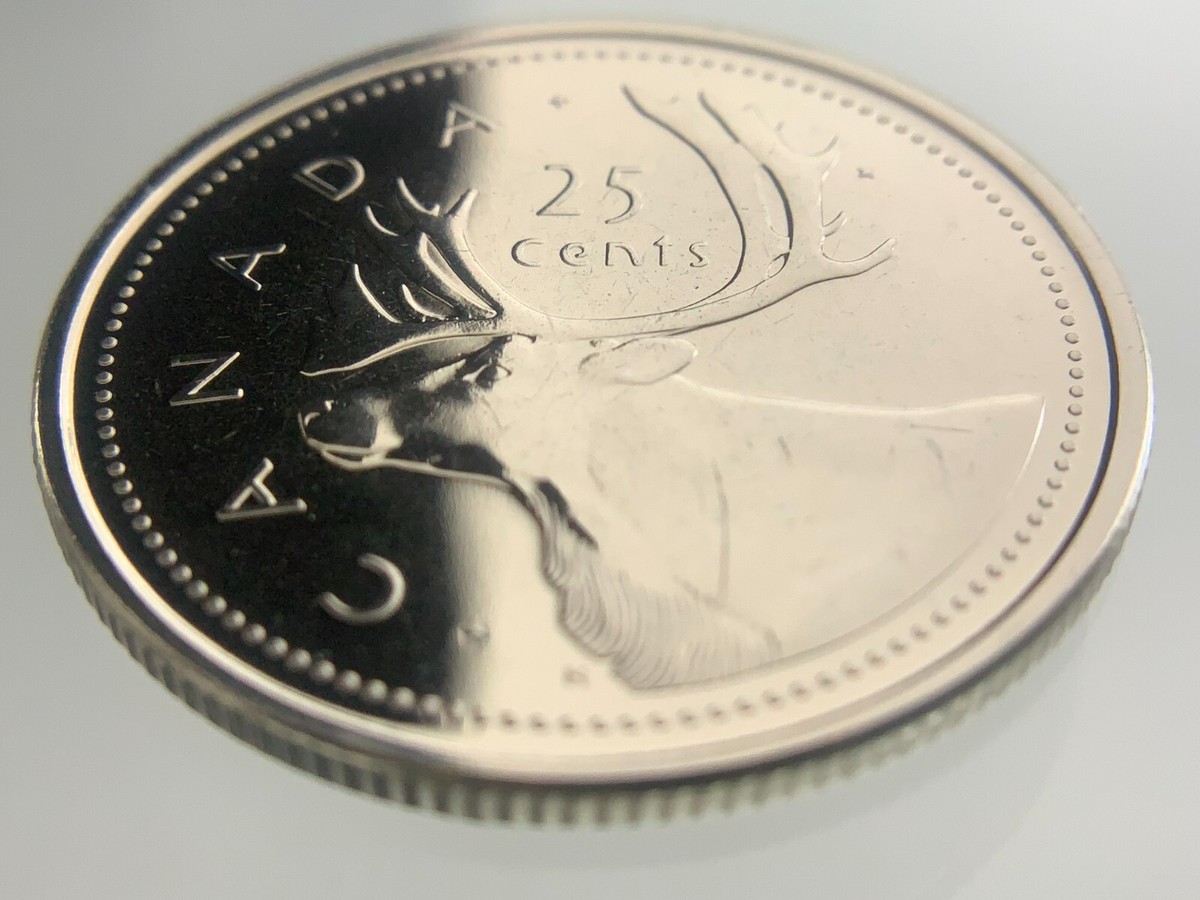 1952-2002 P Proof-Like Canada 25 Cents Quarter Uncirculated Coin