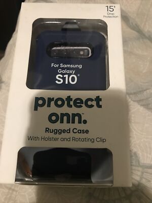 Protect Onn Rugged Phone Case Holster And Rotating Clip