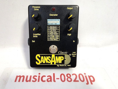 TECH21 SANSAMP Classic Black Effektpedal Musikinstrumente