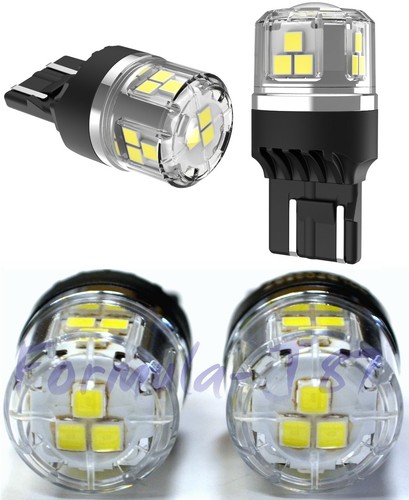 LED 15W 7444 Blanco 5000K Dos Bombillas Luz Frontal Señal de Giro Reemplazo Lámpara de Actualización - Imagen 6 de 12
