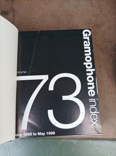 Bound Gramophone Magazine Volume 73, June 1995 - May 1996 - Picture 2 of 3