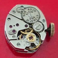 VINTAGE~ELGIN 906~21J USA WATCH MOVEMENT