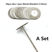 10PCS Dental Emery Gypsum Sub-Mold Slice Separat Disc Ultra-ThinDouble-SidedSand