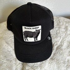 Goorin Bros The Farm The Black Sheep Black Trucker Hat - New With Tag