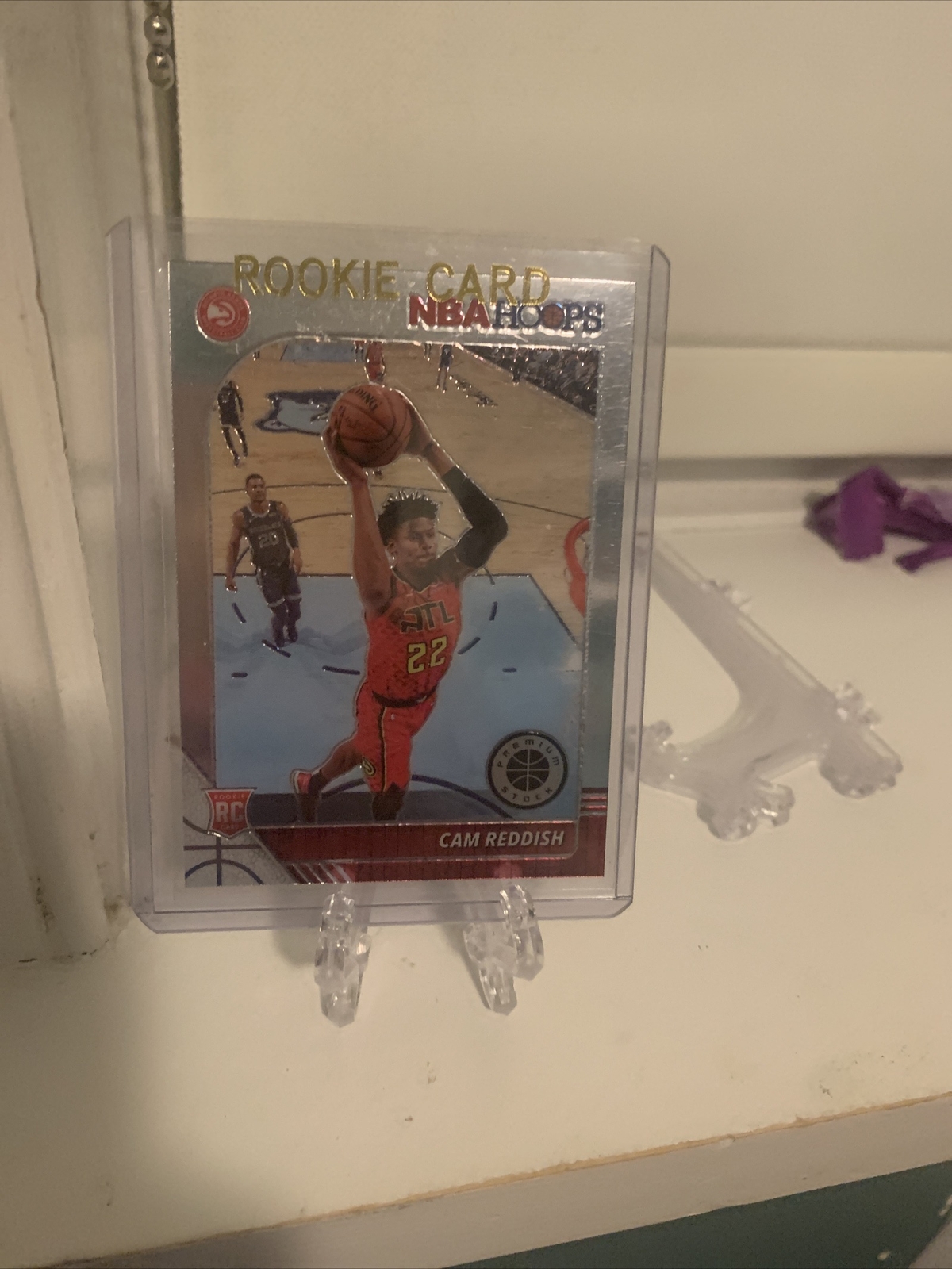 2019-20 Hoops Premium Cam Reddish RC #207 Silver Prizm