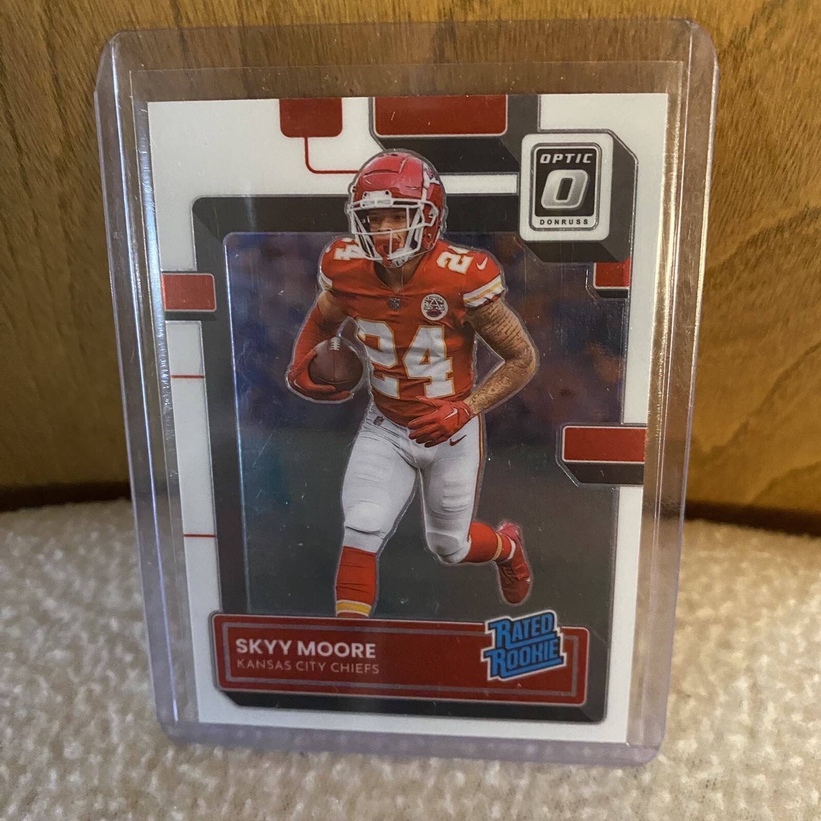Skyy Moore 2022 Panini Donruss Optic Rated Rookie #224 RC Kansas City Chiefs