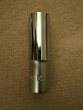 Square Drive 1/2" 16mm 6 point Hex deep Socket Chrome Vanadium