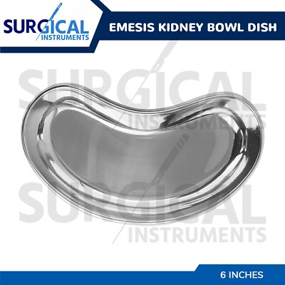 Emesis Basin 6'' Kidney Bowl Dish Medical Dental Surgical Instrument German Grade
