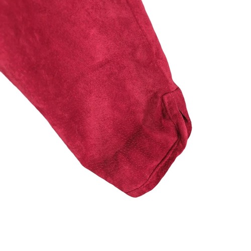 Chaqueta de Colección Chadwick Para Mujer L Roja Gamuza Genuina Cuero Cremallera Completa Cuello - Imagen 7 de 9