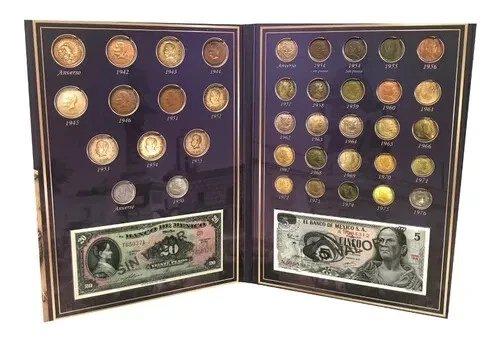 Álbum Para Monedas 5 Centavos Josefa Josefitas 1942 - 1976 NO INCLUYE MONEDAS MX - Image 2 of 4