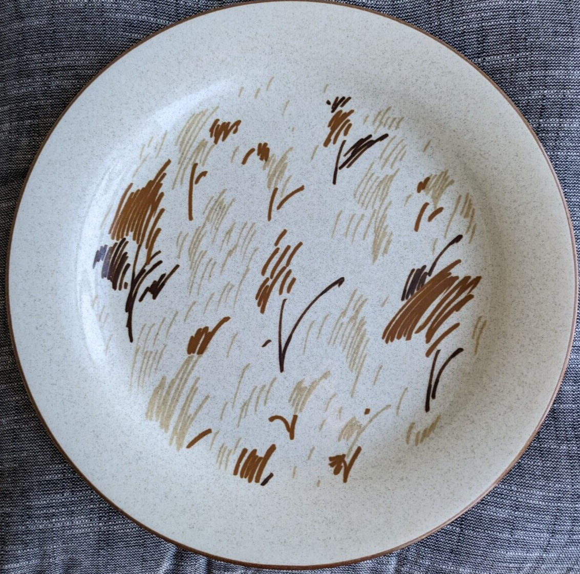 Rare Vintage 70s Mikasa Stylemanor Elements FD880 Chop Plate