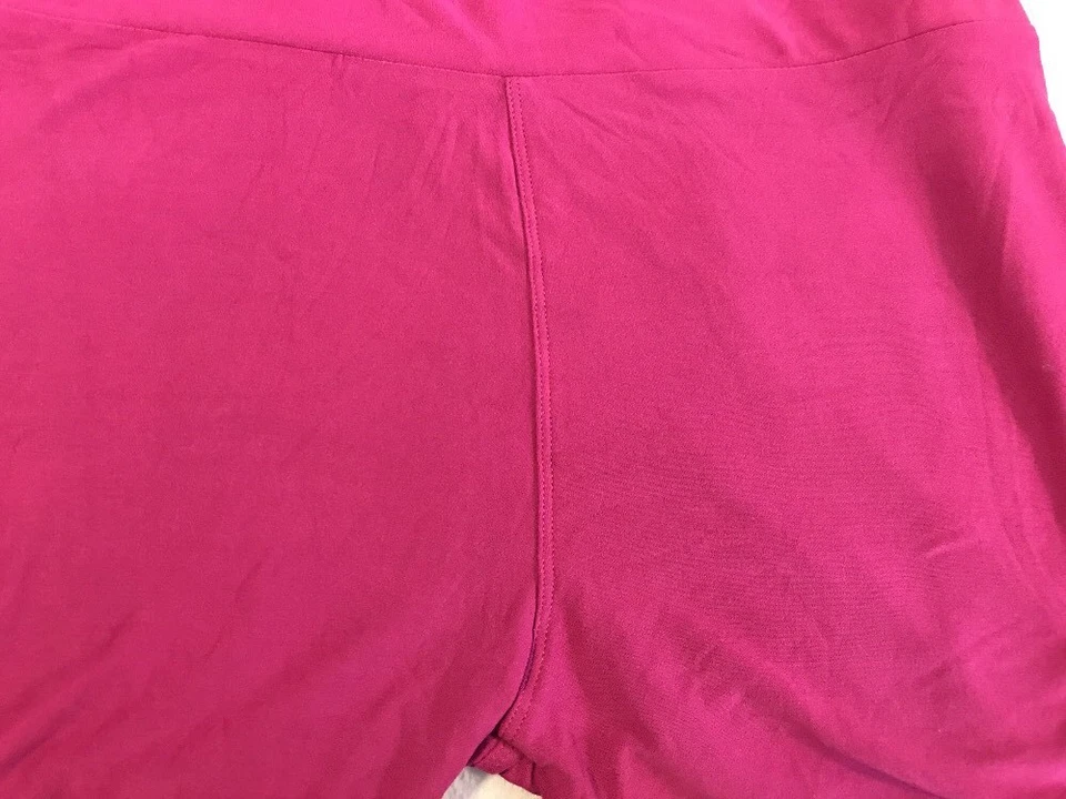Lularoe TC Leggings Altos Curvilíneos Rosa Sólido Magenta Difícil de Encontrar Pantalones Unicornio Nuevos 🦄 Foto 3 de 4