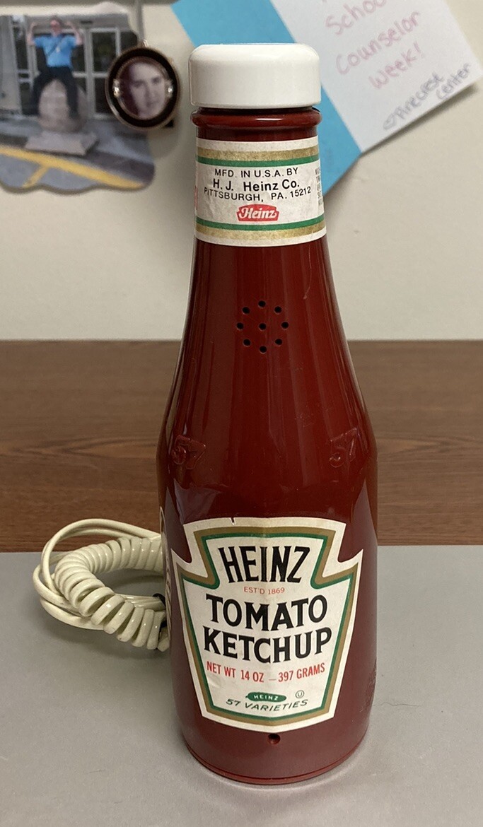 Vintage Collectors 80's Heinz Ketchup Grelly USA