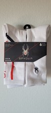 Spyder Men's 6-Pairs Cushioned Crew Socks. 105 .
