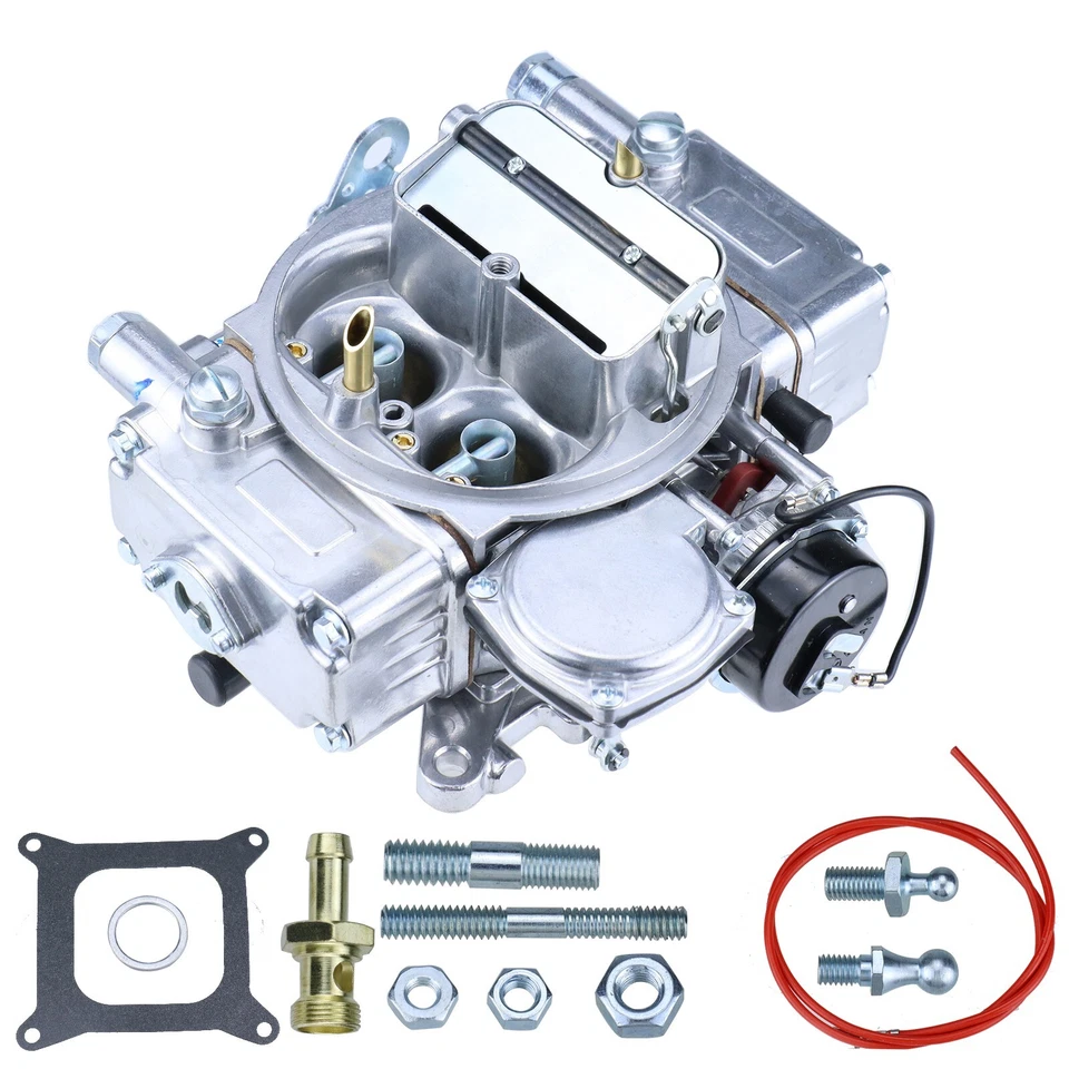 4 Barrel for Model Carburetor 600CFM Street Warrior 0-80457S Polished Holley - Image 2 of 4