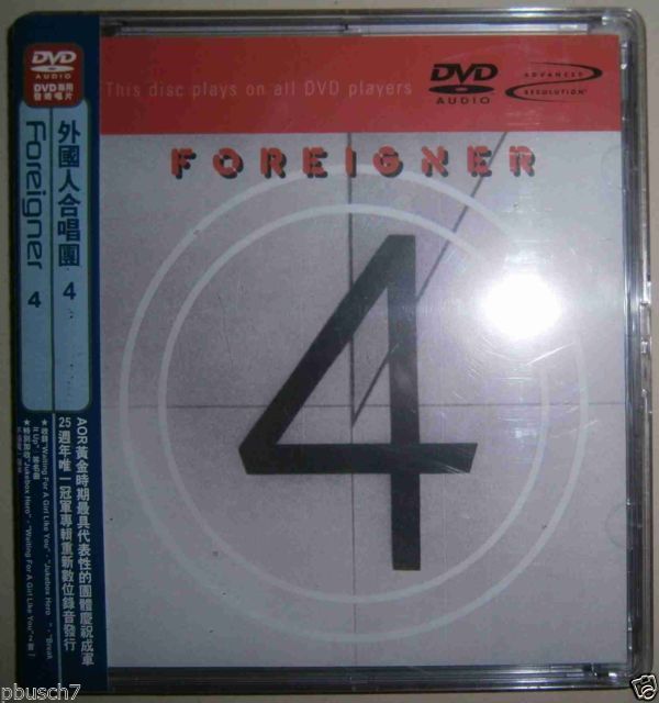 Foreigner 4 EU DVD Audio (2001) w/OBI sealed | eBay
