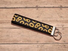 Sunflower Wristlet Keychain / Wrist Keyfob