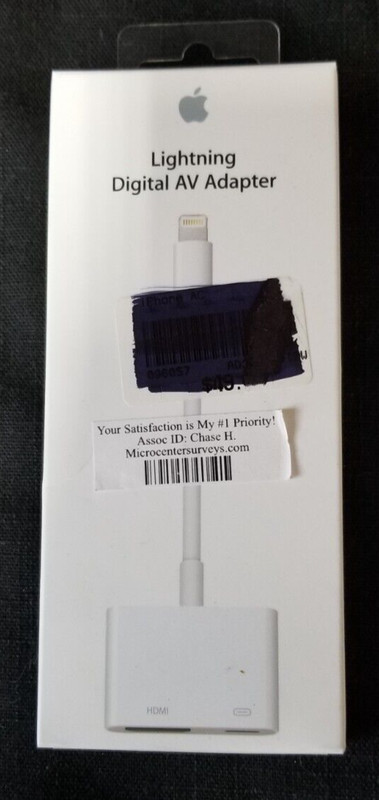 Apple Lightning Digital AV Adapter Model A1438