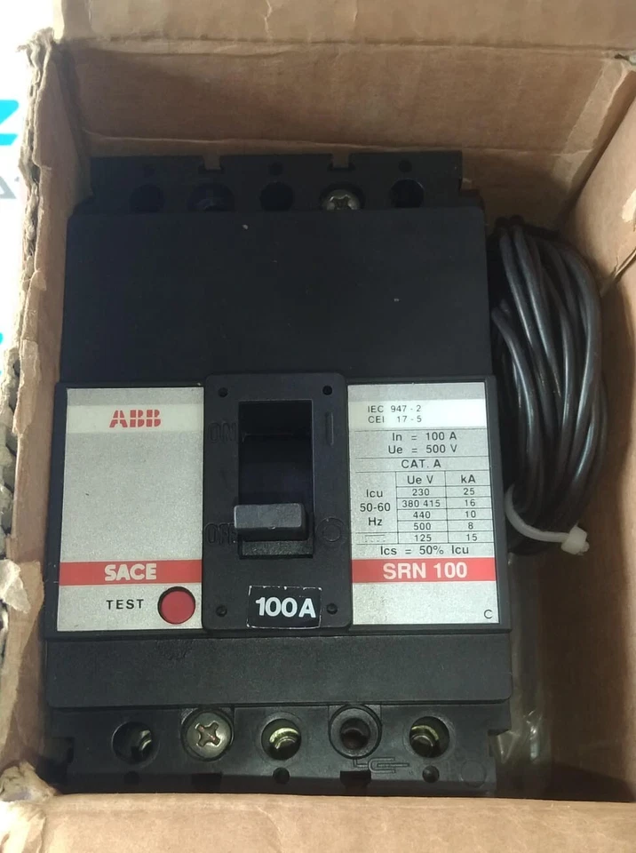 INTERRUPTOR DE CIRCUITO ABB SACE SRN-100 ESTUCHE MOLDEADO - 100A Foto 3 de 4