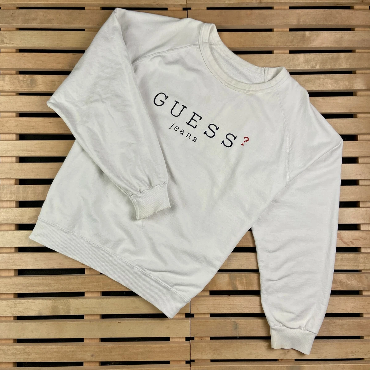White hotsell guess sweatshirt