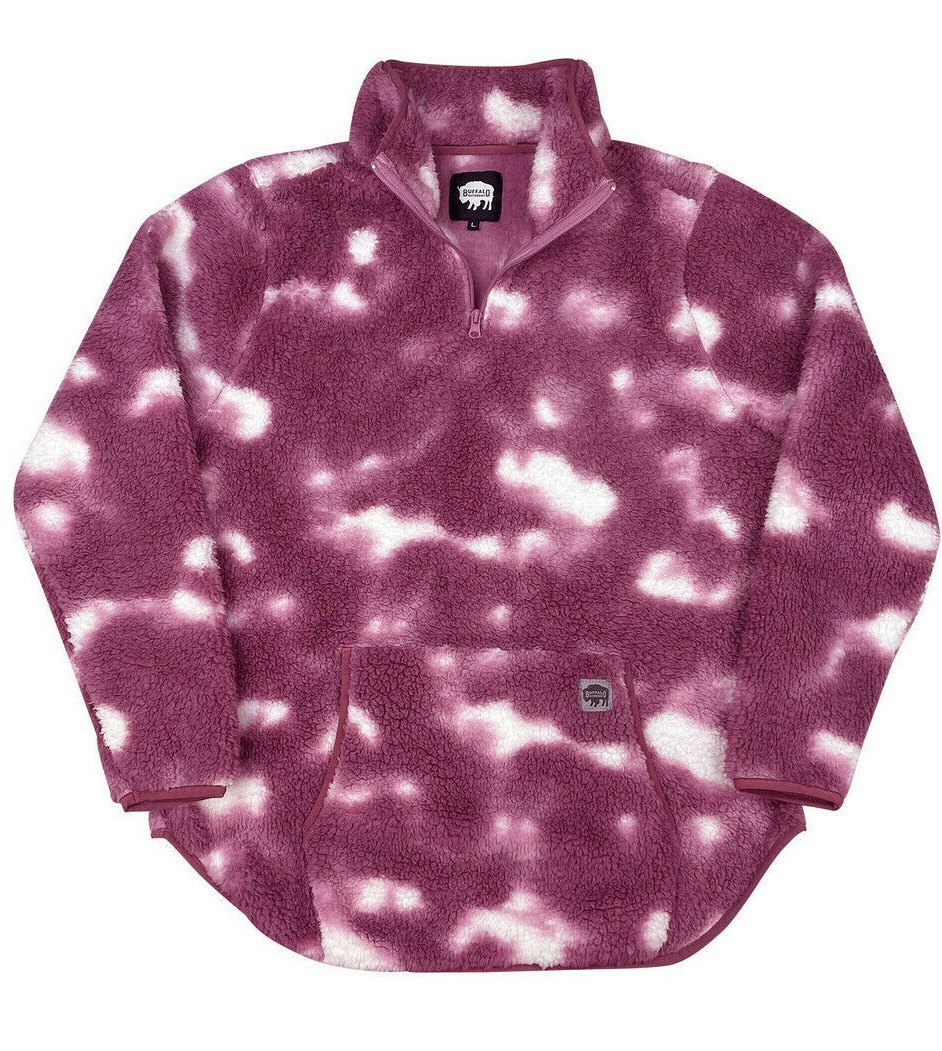 Buffalo Outdoors® Workwear Women's 1/4 Zip Tie-Dye Sherpa | eBay