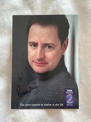 RICHARD ALLINSON (BBC RADIO 2) HANDSIGNIERTE BESETZUNGSKARTE - UNDEDIZIERT