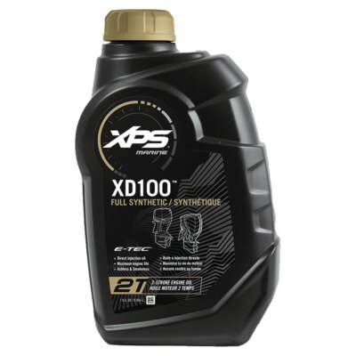 XPS Marine XD100 Synthetic 2-Stroke Engine Oil for Evinrude E-TEC, 1 Quart