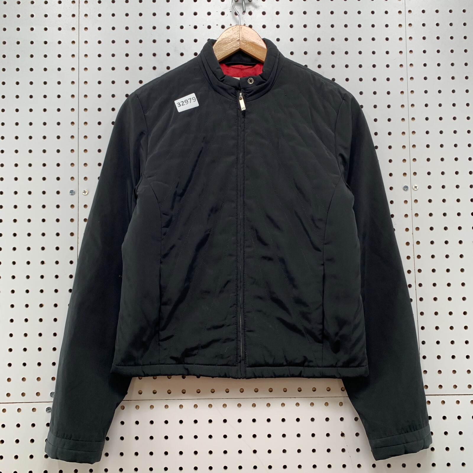 Armani Exchange Black Basic Jacket Womens Small D… - image 1