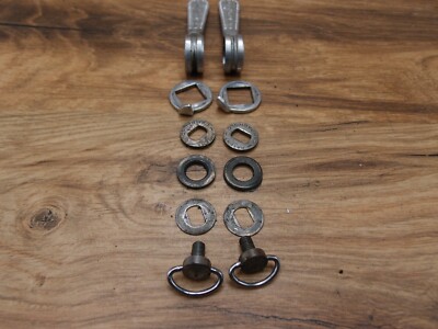 Jeu De Leviers De Vitesse Campagnolo Record - Pince à Tube Descendant - Années 80 - Made In Italy - Pour Pièces
