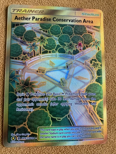 Pokémon Gold Aether Paradise Conservation Area Hidden Fates SV87/SV94 - 2019 TCG