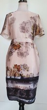 ASOS Womens Beige Floral Dress Size 8