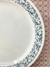 BLUE SPONGE RIM Corelle Corning CHOICE OF PIECE Dinner or Dessert/Pie Plate TOP